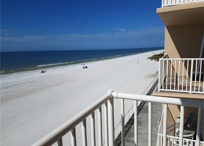Indian Shores Beachfront Condo, Gulf Views & Balcony